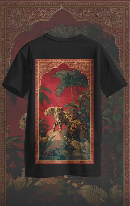 LEOPARD IN A LUSH T-SHIRT