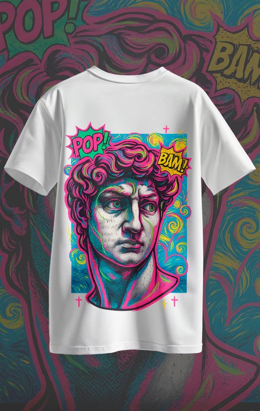 MICHELANGELO POP ART T-SHIRT