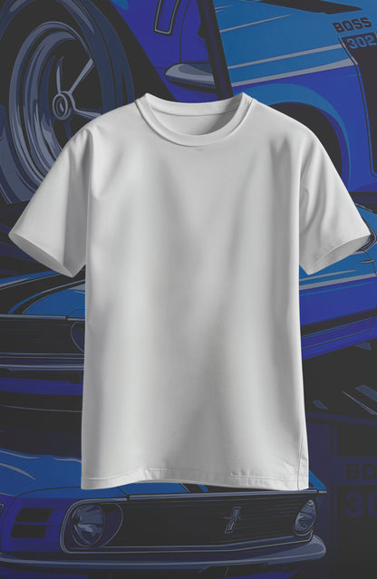 Vintage Blue car t-shirt